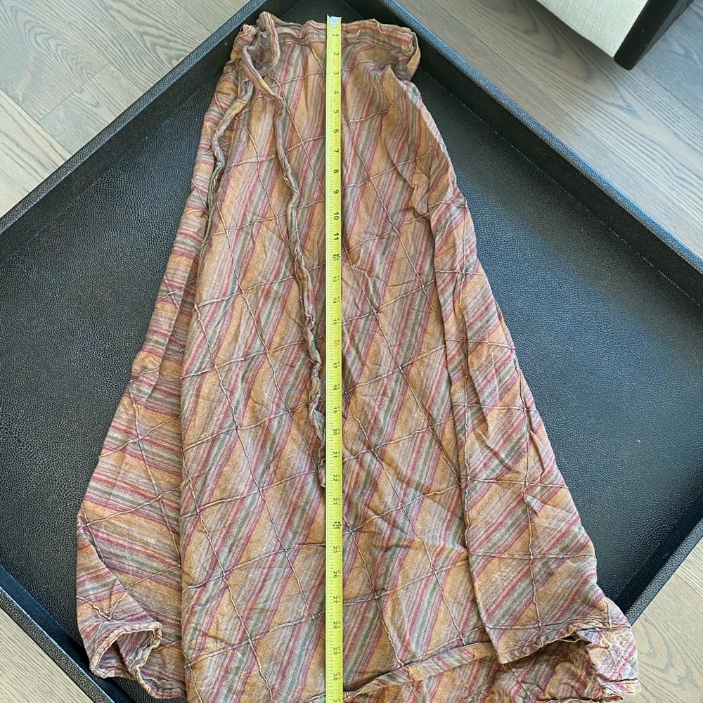 Boho skirt, adjustable waist, 100% cotton